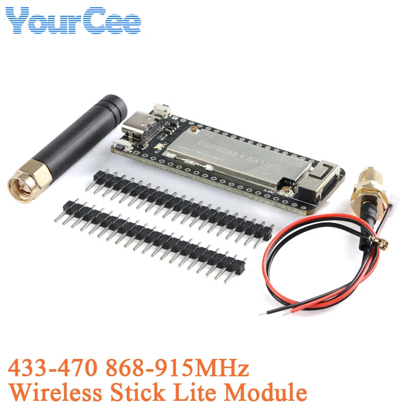 ESP32 SX1262 SX1276 LoRa 433-470MHz 868-915MHz WIFI Wireless Core System Development Board Module for Arduino with Antenna
