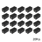 1/5/10/20Pcs RJ45 Adapter Cat7 Cat6 Cat5e Ethernet Cable Extender Coupler Female To Female Connector For Network Cable LAN Port