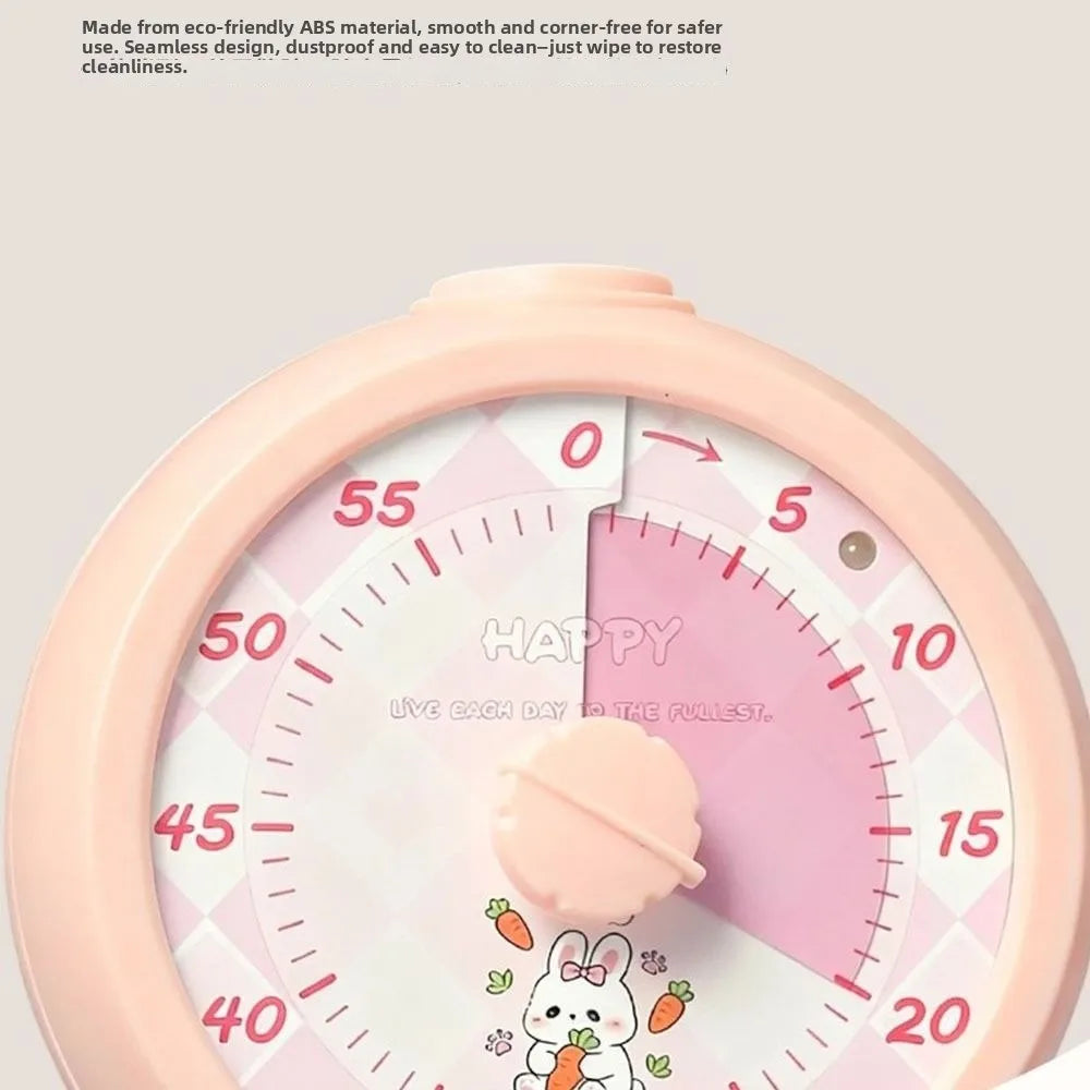 Portable Visual Timer Multifunctional 60-Minutes Timer Countdown Alarm Clock Silent Operation Visualization Function