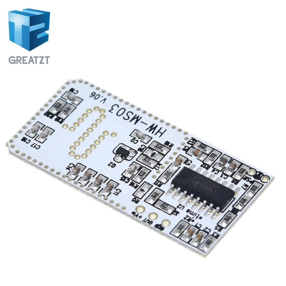 High Performance Motion Sensor Module Radar Motion Sensor HW-MS03 2.4GHz to 5.8GHz Microwave Radar Sensor Module for Arduino