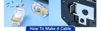 D-Sunty Rj45 Connector CAT5e CAT6 Pass Through Network UTP 8P8C Modular Pass Through Plug For Ethernet Cables