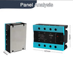 DA Three Phase Solid State Relay  25A 40A 100A DC TO AC 3 Phase SSR 3-32V DC Control 24-480V