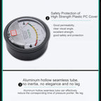 ELECALL EM2000 Differential Pressure Gauge Pa/Kpa/psi/mmH₂O for Air Gas Meters Barometer Pressure for Clean Room