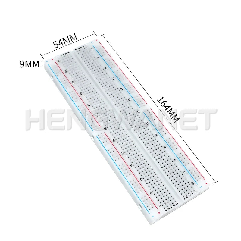 400 830 Point 65 Jumper Wires MB102 Breadboard Solderless PCB Bread Board DIY for Arduino Kit