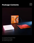 K&F CONCEPT Effects Filters Kaleidoscope Prism/Spiral Halo/Split Diopter/Motion Blur/4 6 8 Points Camera Lens Filter Photography