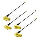 10PCS RF SMA to RF Cable RP-SMA/SMA Female to u.FL/IPX-1 Male Plug Connector WIFI Antenna Jumper RG113 RF1.13 Pigtail