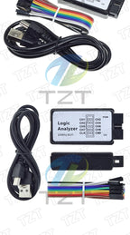 1/3PCS USB Logic Analyzer 24MHz 8 Channel 24M/seconds Logic Analyzer Debugger For ARM FPGA Logic Analyzer Logic 24M 8CH