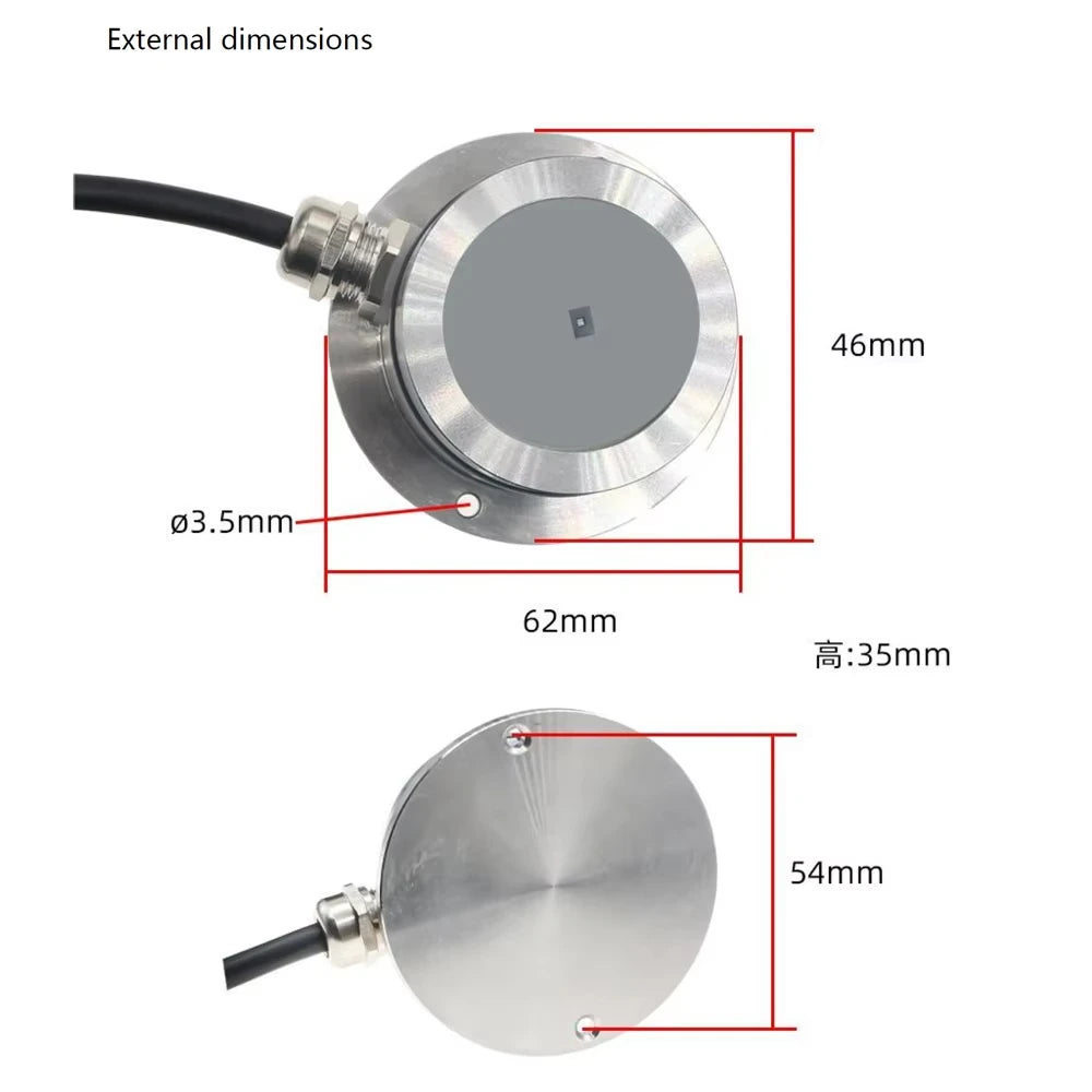 Ultraviolet Sensor Photoelectric Transmitter Weather Station Stainless Steel Ultraviolet Meter UV Detector Solar Index Detector