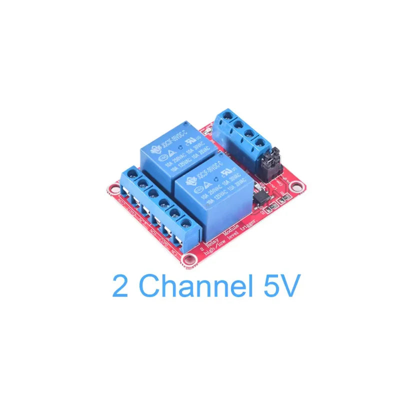 High/Low Level Trigger Relay Module 1/2/4/8 Channel 5V12V24V Home Intelligent Control Module With Optocoupler Isolation Output