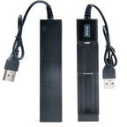 Universal USB Smart Single Slot Charger Lithium Battery Charger Multi Functional Lithium Battery Stand Charge 18650 Charger