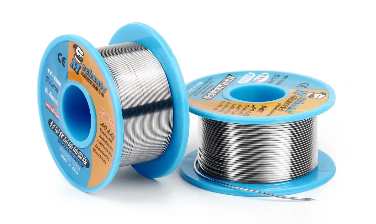MECHANIC TY-V866 Mild Rosin Core 183℃ Melting Point 0.2-0.8mm High Purity Environmental Solder Wire Welding Flux Iron Cable Tool