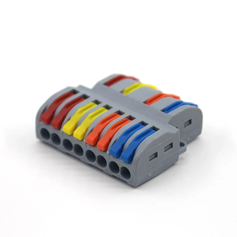 Wire Connector Mini Fast Universal Wiring Electrical Cable Conector LED Lamp Push In Terminal Block 222 SPL-62 SPL-42 Splic