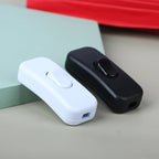 New 1Pc Light Switch AC 250V ON/OFF Table Desk Lamp Cord Toggle Rocker Switches Control For LED Lights Wiring Electric Switch
