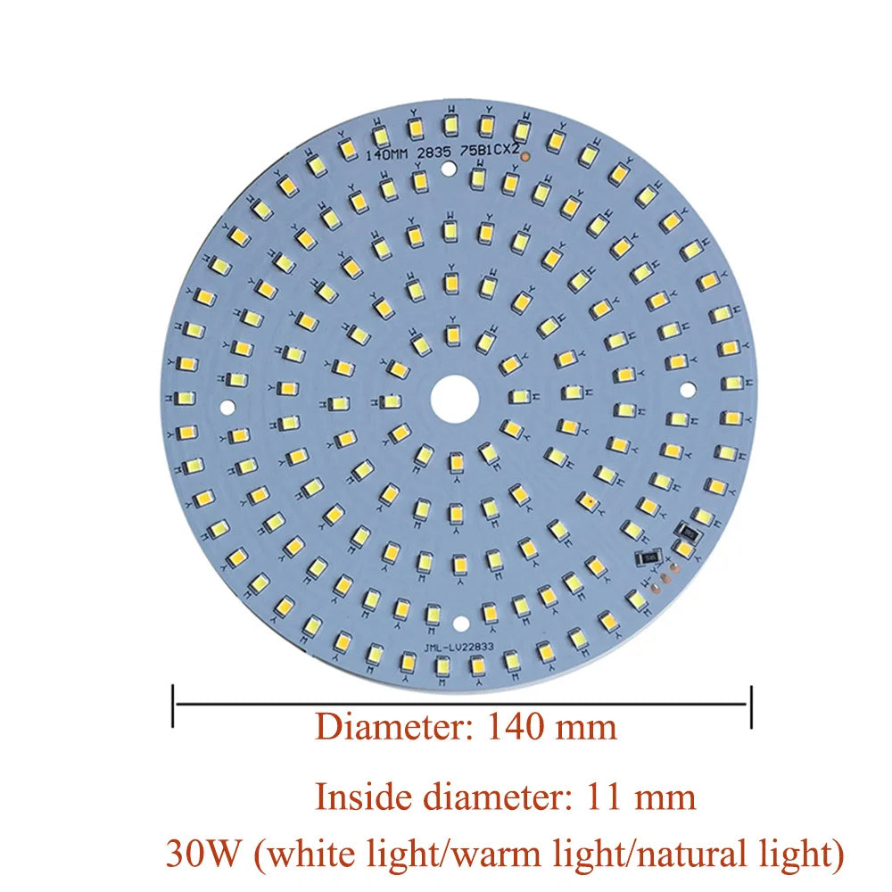 DC5V Dimmable LED Chip 5W-30W Surface Light Source SMD 5730 LED Light Beads DIY Tricolor Adjustable LED Bulb White Warm White