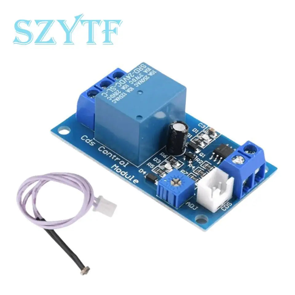 XH-M131 DC 5V/12V/24V Light Control Switch Photoresistor Relay Module Detection Sensor Brightness Automatic Control Module