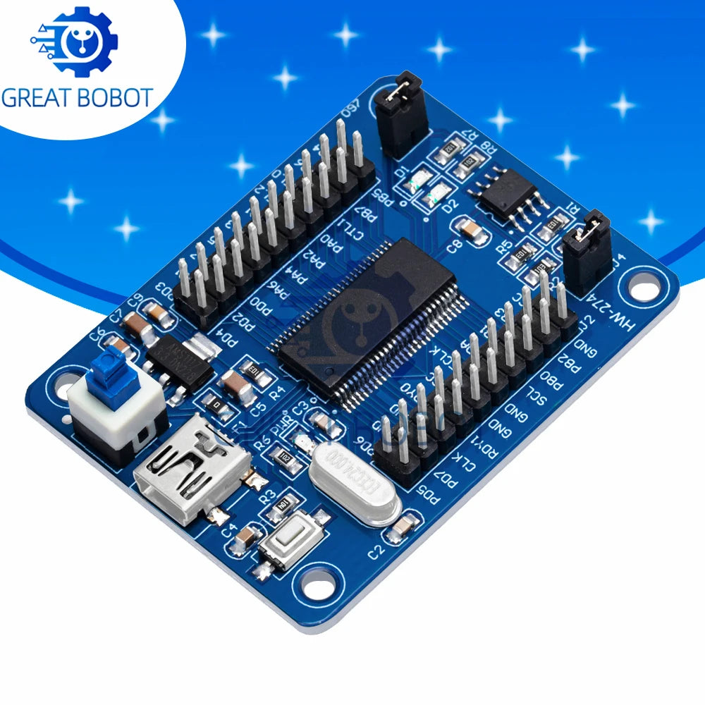 BS EZ-USB FX2LP CY7C68013A USB Core Board Development Board  USB Logic Analyzer with I2C,Serial&SPI Interface Modules, Mini USB