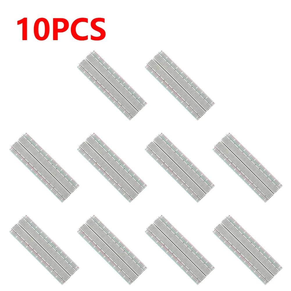 Breadboard 830 Point Circuit Boards Solderless Universal Experiment Boards Spliceable for Circuit Assembly and Commissioning