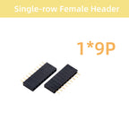 10/15/20PCS Single/Double-row Female Header Socket Pitch 2.54mm 2*2p 3p 4p 5p 6p 7p 8p 9p 10p12p14P16p18p20p22p40p Pin Connector
