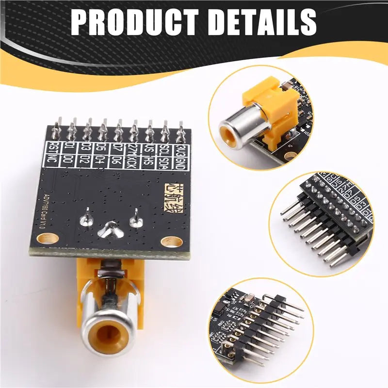 【SUPERDEALS】OV7670 Compatible ADV7180 Camera CCD/PAL Module, FPGA Module,With The Same Interface