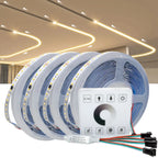 Running Water Flowing LED Strip Light WS2811 SMD2835 Flexible Linear Lamp Set DC24 Horse Race Pixel Addressable