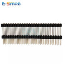 10pcs/100pcs 2.54mm 2x15P/25P/40P L30mm SMD Breakable Male Pin Header Dual Row Double Plastic Rohs Gold SMT PCB Board Spacer