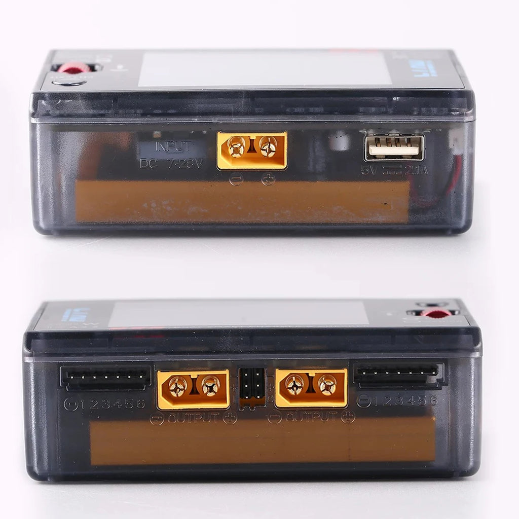 HOTA D6S RC Lipo Battery Charger Magnetic Suction Dual Channel Smart Balance 600W High Power 1-6S Smart Balance Charger