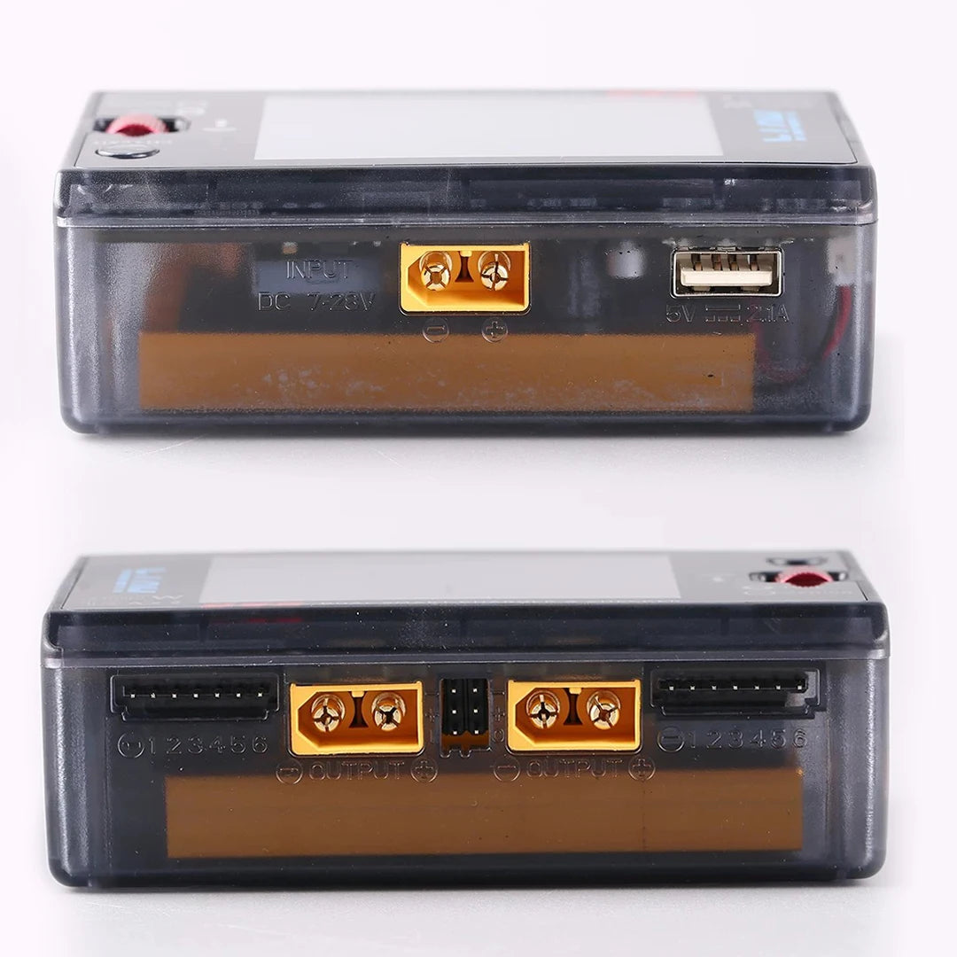 HOTA D6S RC Lipo Battery Charger Magnetic Suction Dual Channel Smart Balance 600W High Power 1-6S Smart Balance Charger