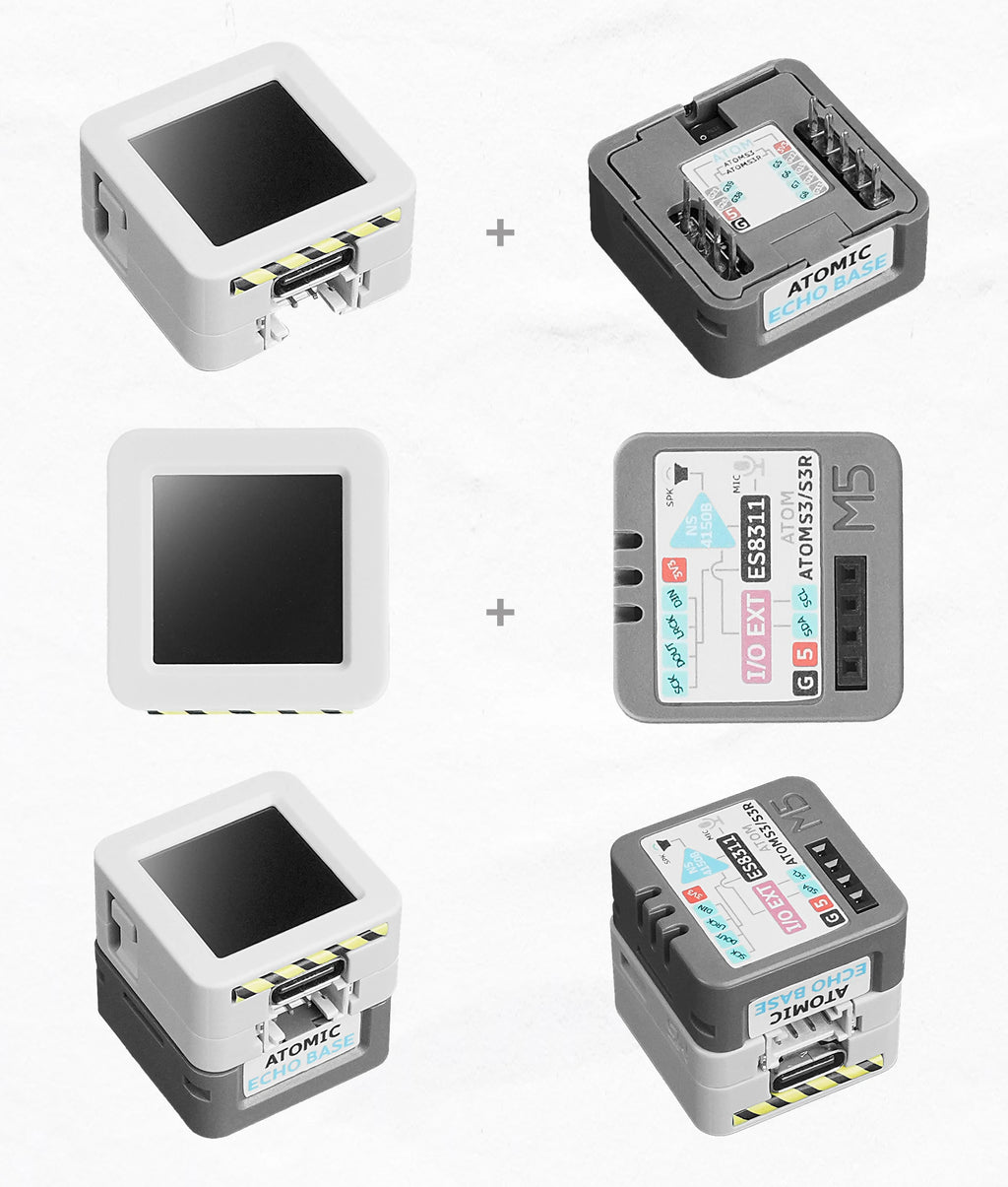 M5Stack Official AtomS3R AI Chatbot Voice Assistant Development Kit ESP32-S3 8MB PSRAM Microphone Speaker 9-Axis IMU OpenAI