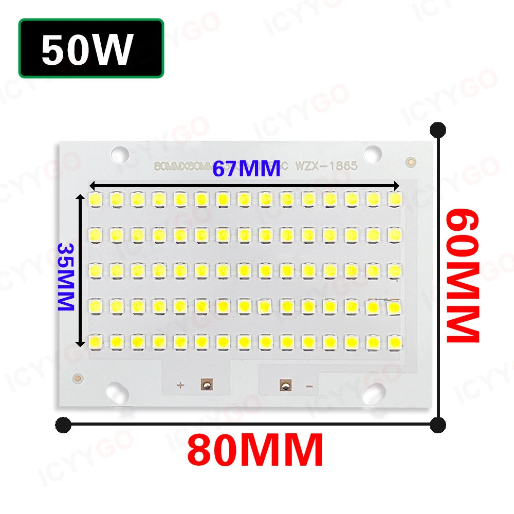 LED Chip 10W 20W 30W 50W 100W LED SMD 5730 Chip PCB DC30-32V LED COB Lamp Beads LED Flood Light Outdoor Lighting Spotlight DIY