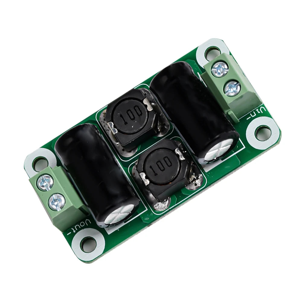 DC Power Filter Board 0-25V/0-50V 2A/3A/4A Class D Power Amplifier Module Interference Suppression Board EMI Suppression