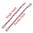 10PCS JST XH2.54 2p 3p 4p 5p 6p 7p Female Connector Terminal Cable 10cm 20cm 30cm 2.54mm Red white Wire Single/Double Head 26AWG