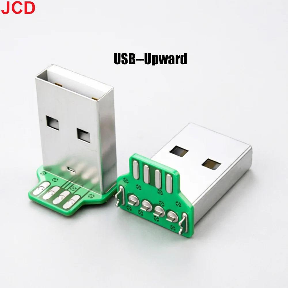 Micro Mini 5P Type-C USB To Dip PCB Converter Adapter 90 Degree Right Angle Breakout Board Repair Welding Socket Connector Port