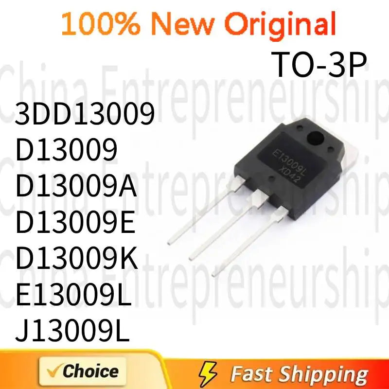 5 PCS TO-3P 3DD13009 D13009 D13009A D13009E D13009K E13009L J13009L TO-3P High power switch tube MOSFET 100%Quality Original