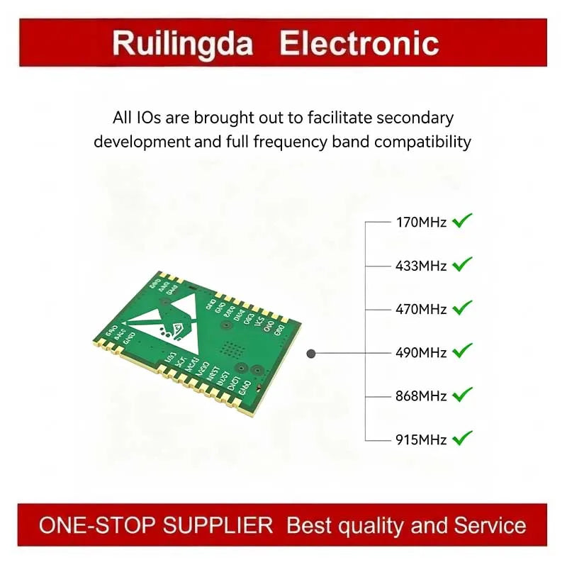 EBYTE E22-M Series SX1262 SX1268 Lora Module - Long Distance Wireless SMD High Precision TCXO at 170/433/868/915MHz