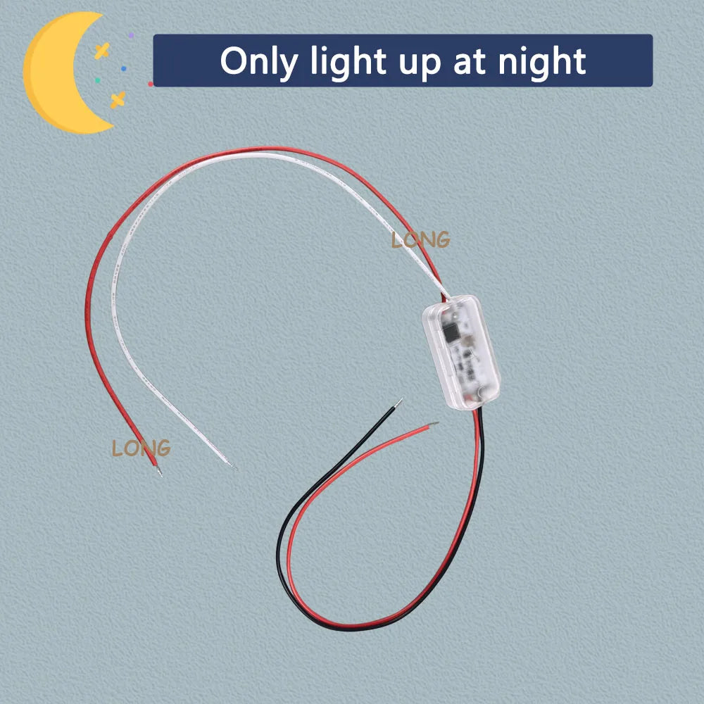 Waterproof Photocell Sensor Switch IP66 12-75V DC 3A Auto On/Off Remote Control Light Sensor