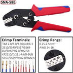 660pcs Pin Connector 1/1.5/1.8/2.2/2.8/3.5/4.8/6.3mm Automotive Wire Terminal Male and Female Non Insulated Plug Disassembly Kit