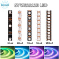 WS2812B WS2812 RGB Led Strip Light Addressable Smart Individually Pixel LED Strip Tape Rope 30/60/74/96/144Pixel/Leds/M DC5V