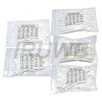 660pcs 1% SMD Chip Resistor Assorted Kit 0603 0805 1206 0402 0201 1R - 1M ohm 33valuesX20pcs Resistance Sample Set