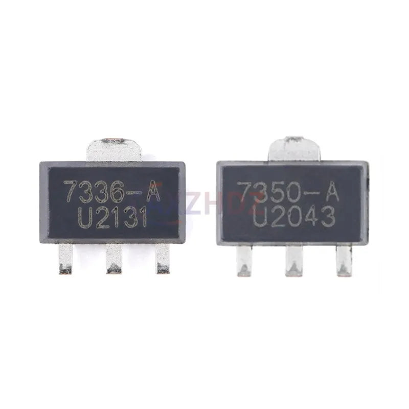 50PCS HT7330-A 7333 7336 7350-A 7530-1 7533-1 7536 7550 SOT-89 3V 3.3V 3.6V 5V 250mA 30V SMD LDO Regulator IC Transistors