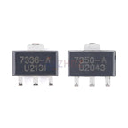 50PCS HT7330-A 7333 7336 7350-A 7530-1 7533-1 7536 7550 SOT-89 3V 3.3V 3.6V 5V 250mA 30V SMD LDO Regulator IC Transistors