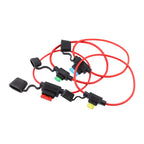 5/10PCS Waterproof Fuse Holder 32V Mini Small Medium Auto 18/1614/12/10AWG and Car Blade Fuse 5A 10A 15A 20A 30A