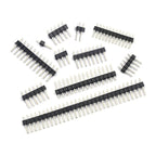 50/20/10Pcs 2.54mm Single Row Male 1/2*40P PCB Board Pin Header Connector Strip Pinheader 2/3/4/5/6/8/10/12/20/40Pin For Arduino