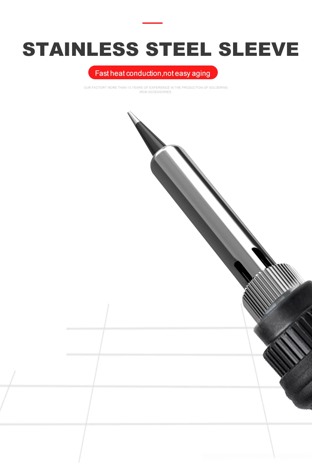 JCD 908U Soldering Iron Kit LCD Display 80W Intelligent Switch Adjustable Temperature Portable Soldering Iron 220V/110V Welding
