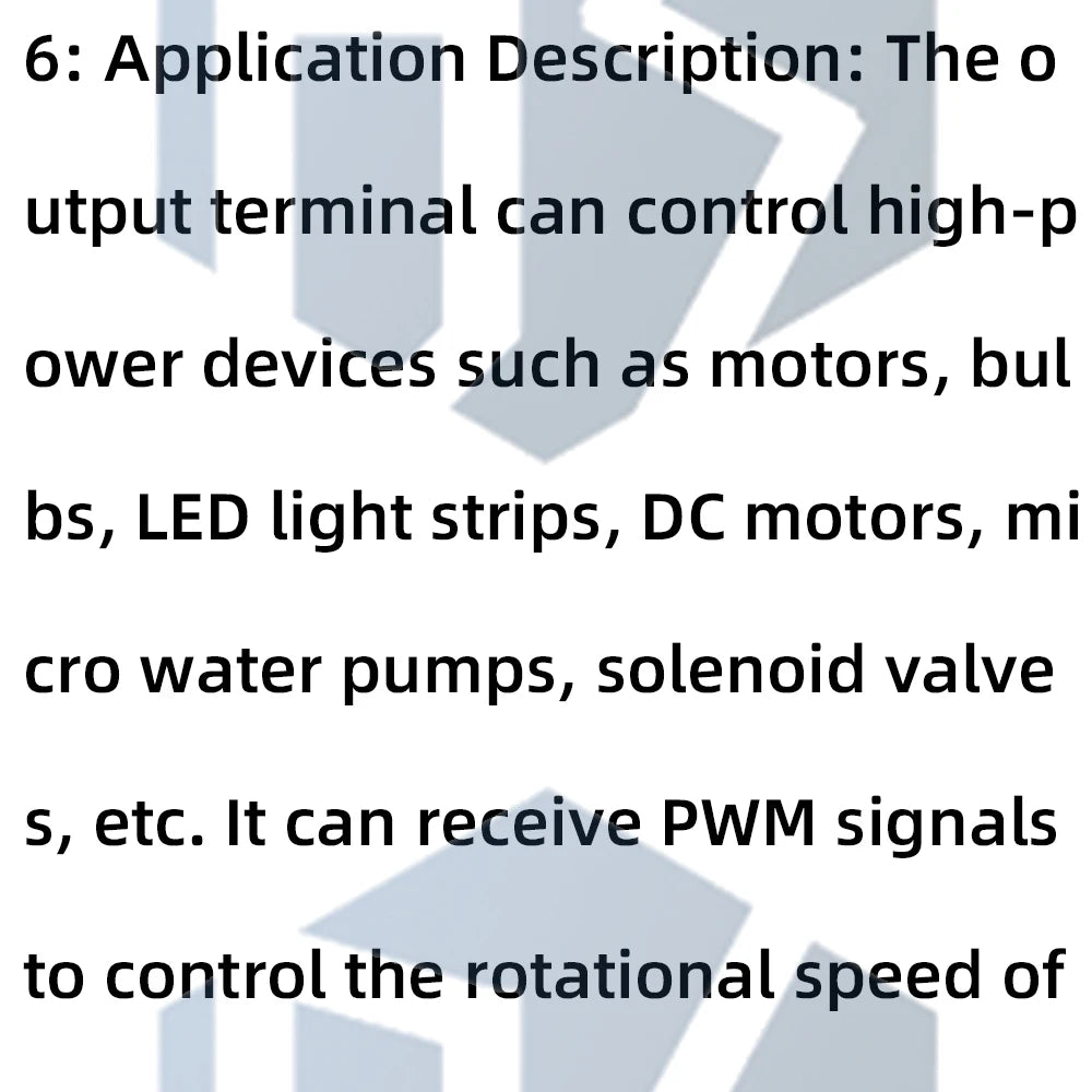 MOSFET 4-Channel Pulse-Triggered Switch Controller Board with PWM and Optocoupler Isolation for Motor and LED Lighting DC5V-20V
