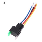 (HB05)1Pc 4 Pin 5 Pin 30A Auto Relay With Fuse Coil Voltage 12V/24V DC Relay Vehicle Rel Fused Relay