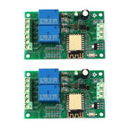 ABZZ-2X ESP-12F WIFI Relay Module 2CH 5V/8-80V Relay Switch Develop Board For ARDUINO IDE