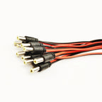 1 5 10piece Male Female DC Power Connector 5V 12V 5.5x2.1mm Wire Cable Plug Adapter for TV Camera 5050 2835 LED Strip Tape Light