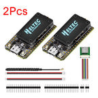 2PCS ﻿Meshtastic Heltec LoRa 32 V4 ESP32 SX1262 GPS 0.96 inch OLED Solar Powered Dev-Board Mesh WiFi LoRa BLE For Arduino IoT