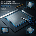 Thermalt VIDA 21W/mk 0.5/1.0/1.5mm GPU CPU Heatsink Cooling Conductive Silicone Pad High Quality Original Authentic Thermal Pad