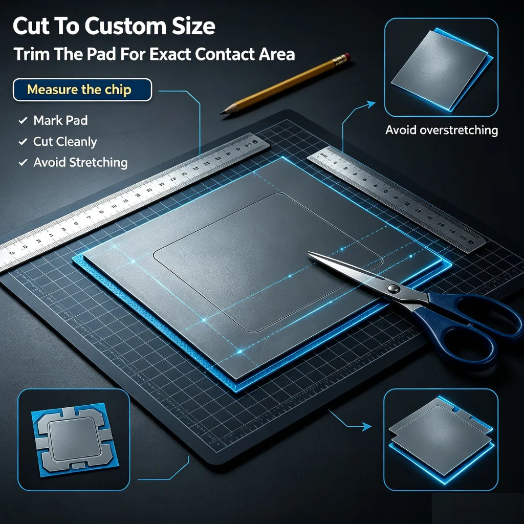 Thermalt VIDA 21W/mk 0.5/1.0/1.5mm GPU CPU Heatsink Cooling Conductive Silicone Pad High Quality Original Authentic Thermal Pad